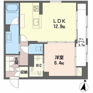 ＬＵＡＮＡ　ＫＡＭＩＳＵＧＩ 107号室