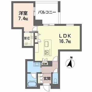 ＬＵＡＮＡ　ＫＡＭＩＳＵＧＩ 208号室