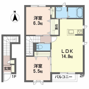 メゾンマスト下太田　Ｂ 202号-5