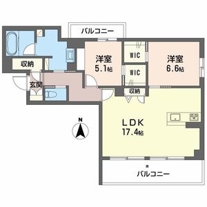 Ｔｅｒｒａｃｅ米ケ袋 201号室