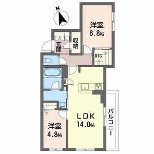 Ｆｏｒｅｎａ　西町 202号室