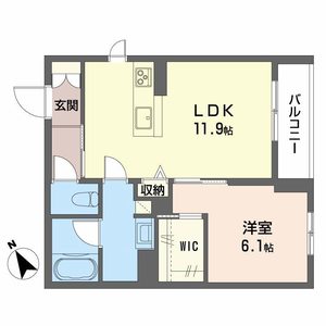 メゾンｒｕｅｂｒｉｌｌｅｒ 101号室