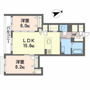 メゾンマスト一関 206号室