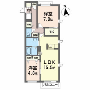 メゾンマスト盛南中央Ⅱ 201号室