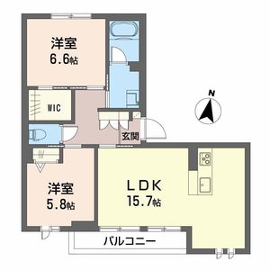 Ａｍｂｅｒ　Ｃｏｕｒｔ 102号室