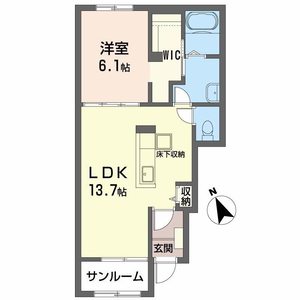 リーフⅡ 102号室