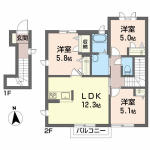 ディアスブランシェＪ　Ⅰ 201号-16