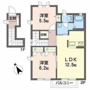 ディアスブランシェＪⅡＡ 203号室
