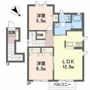 ディアスブランシェＪⅡＢ 201号-2