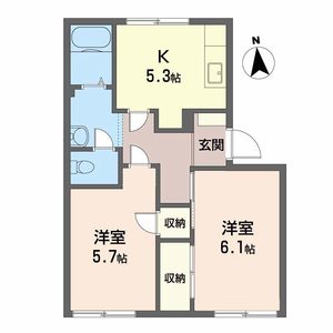 ＳＱＵＡＲＥ　ＶＩＥ　Ｂ 102号室