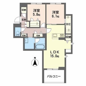 Ｓｅｒｄｉｎａ万世町 205号室