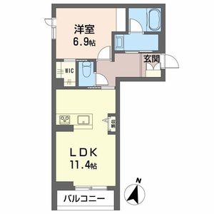 シャーメゾン定禅寺 203号室