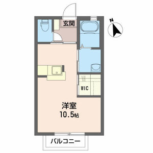 クレセント白山Ｂ 201号室