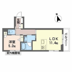 シャーメゾン　コア八日町 206号室