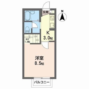 Ｋａｌｍｉａ　Ｐａｌａｃｅ　Ｃ 101号室