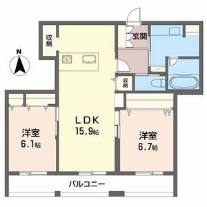 ラピス連坊 302号室