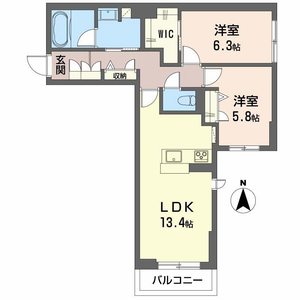 ティターニア 206号室