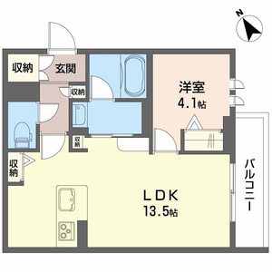 シャーメゾン　桜町 201号室