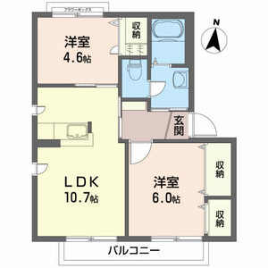 ドゥー・エスパース　Ａ 202号室
