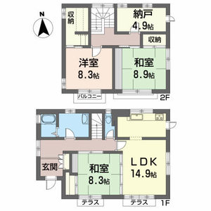筒井八ツ橋 畑中貸家-15