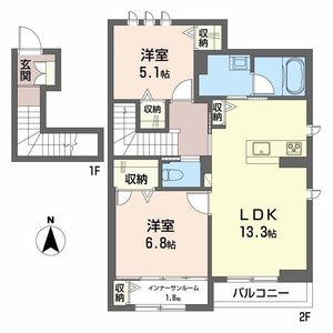 リヴェールテラス 201号室