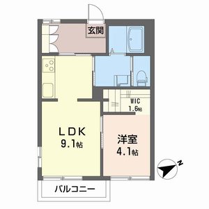 ニューフォーブルアオトＢ 202号室