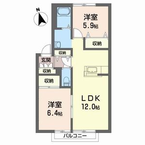 グリーンヒルズB 203号-16