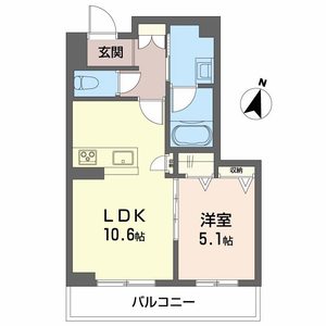 ヒュッゲ堂前 101号室