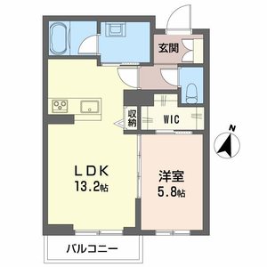 ヒュッゲ堂前 202号室