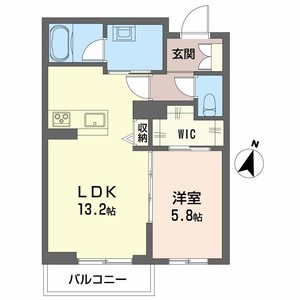 ヒュッゲ堂前 302号室