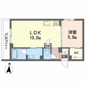 シャーメゾン南白土 107号室