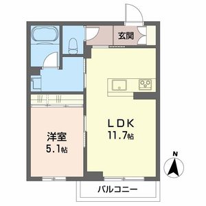 シャーメゾン南白土 202号室
