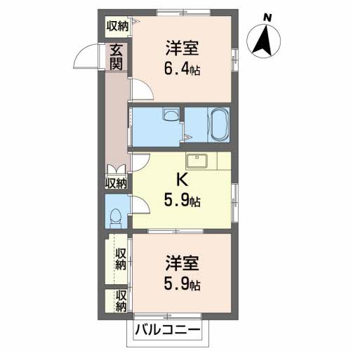 ラフィーネかみのやま 103号-14