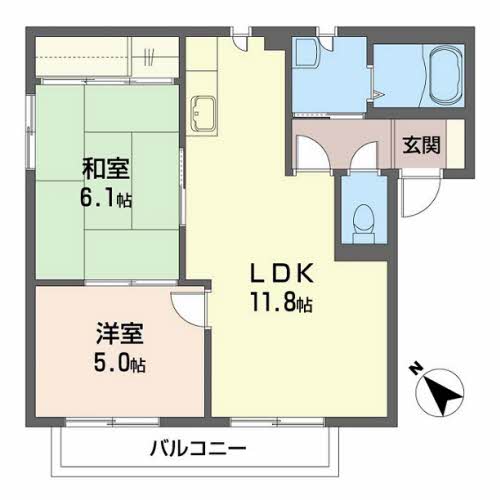 メゾン・グリシーヌB 101号-16