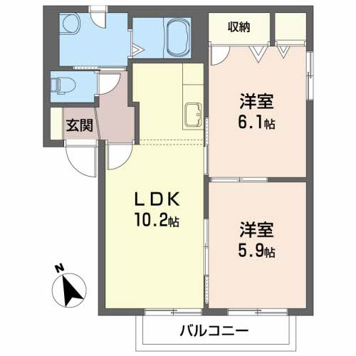 江南ベルシＢ102-2