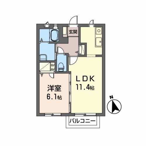 クレセオ久保田 203号-2