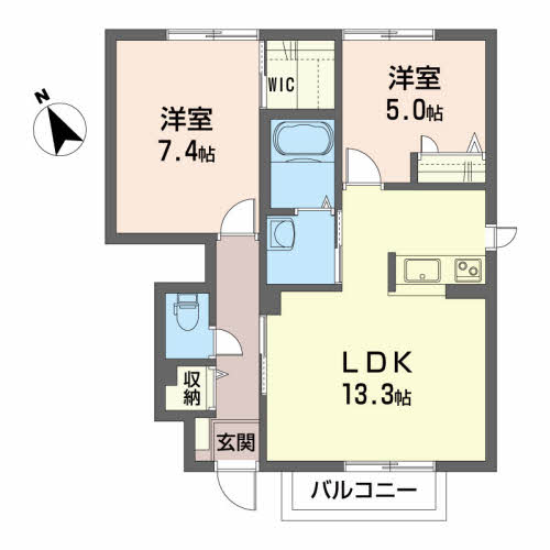 シャーメゾンピノＢ B102号-4