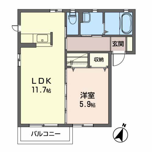 アベニュー欅　Ｂ B201号-14