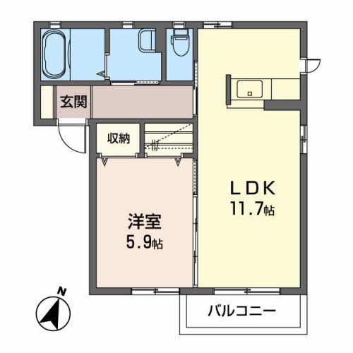 アベニュー欅　Ｂ B202号-14