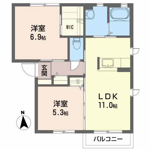 シャーメゾン堀口ＡA202-2