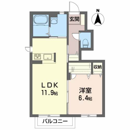 アップタウン下川原 103号-16