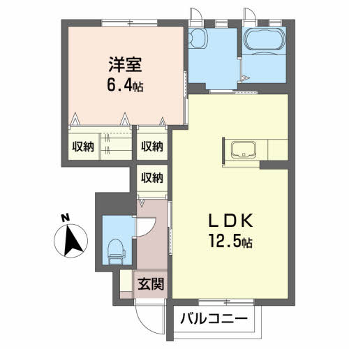 シャーメゾン２２Ｂ B102号-2