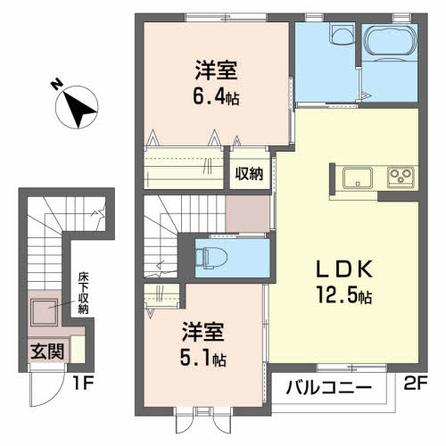 メープルコート萩洗 202号-16