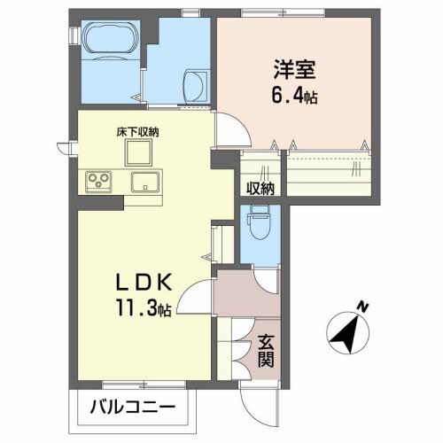 ドミール オーフィングM B101号-2