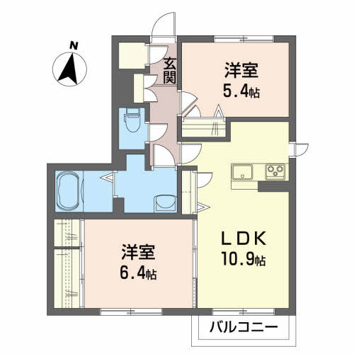 安齋ハイツⅡ 101号-2