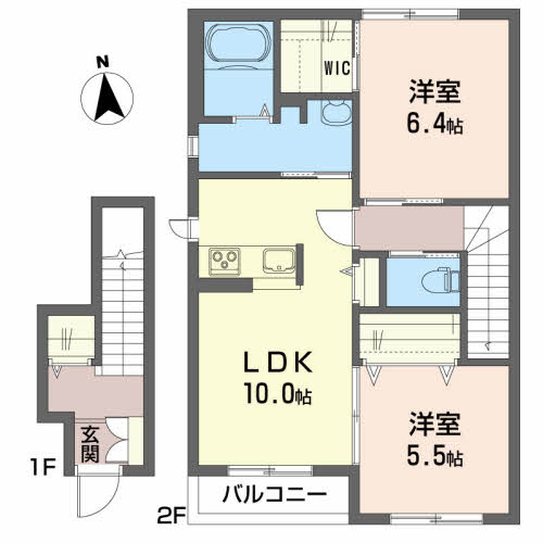 ジェミニ向中野　弐番館 B201号-16