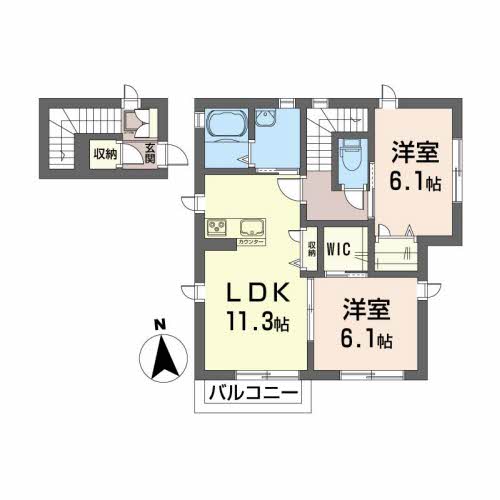 メゾンドアレ 201号-2