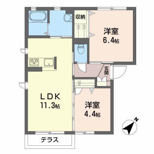 シャーメゾンナナセ A101号-16