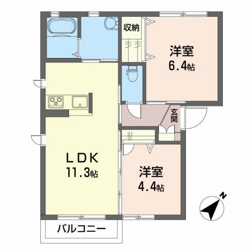 シャーメゾンナナセ A201号-16