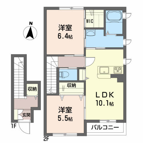 シャーメゾン広面201-2